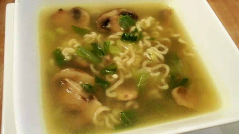 Japanese Appetizer Broth Created by Parsley