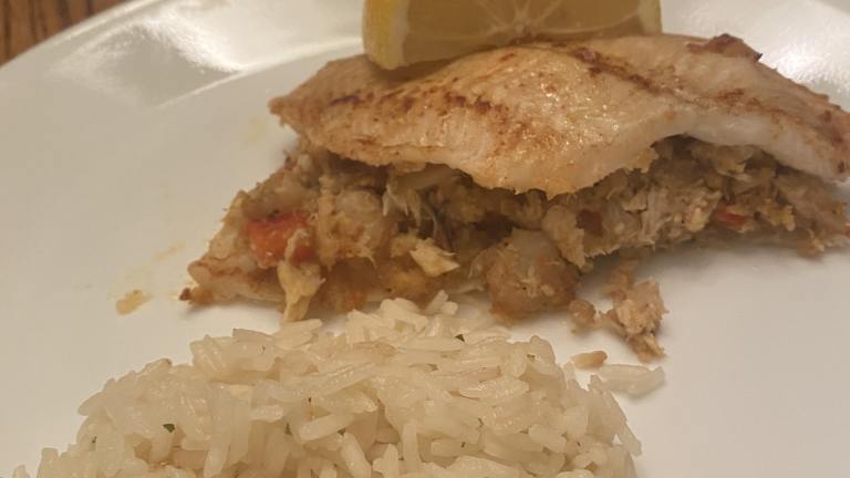 Flounder Stuffed With Shrimp and Crabmeat Created by Ann M.