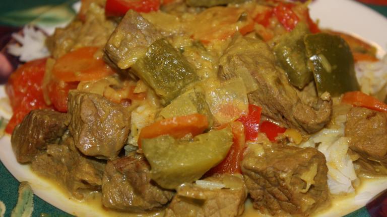 Indonesian Rendang Beef Curry Created by Leggy Peggy