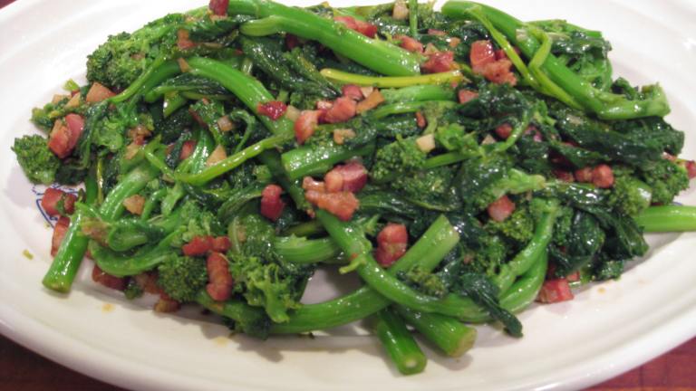 Broccoli Rabe With Garlic and Pancetta created by BarbryT