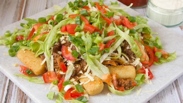 Ortega's Tater Tot Nachos created by anniesnomsblog