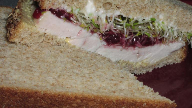 Turkey and Cranberry Sandwich Created by teresas