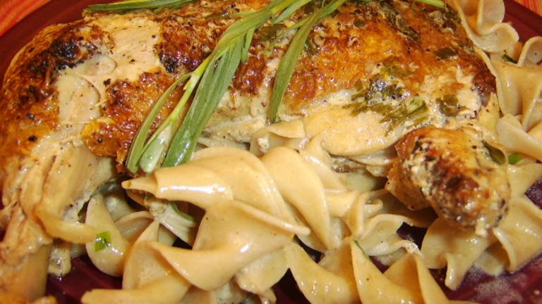 Creamy Chicken Tarragon With Egg Noodles Created by LifeIsGood