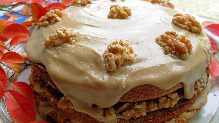 Canadian Maple Walnut Layer Cake With Fudge Frosting created by French Tart