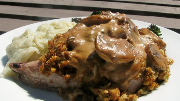 Cheater's Stuffed Pork Chops created by lazyme