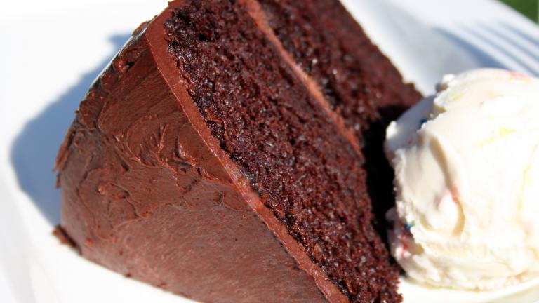 Crazy Dark Chocolate Cake Created by Tinkerbell