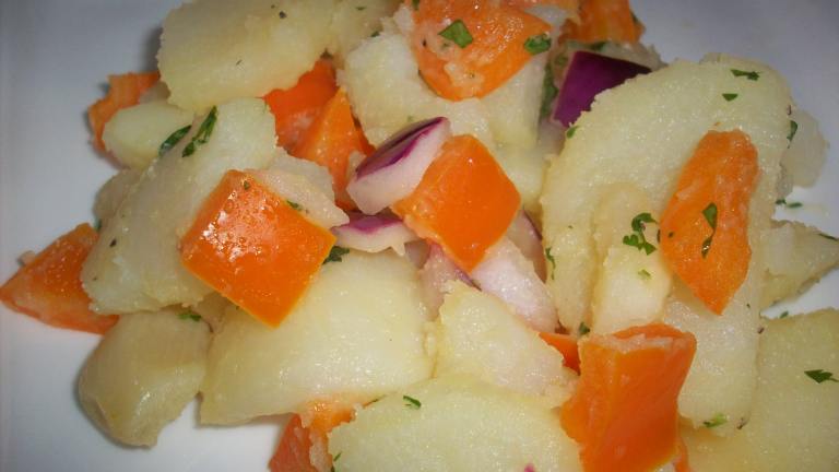 Southwest Potato Salad With Lime-Cilantro Vinaigrette Created by Deantini