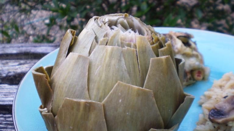 Artichokes Steamed in the Microwave created by breezermom