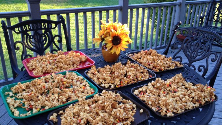 Wormy Caramel Corn for Halloween created by CookinDiva