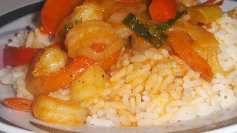 Shrimp With Green Beans in Thai Chili Sauce Created by daisygrl64