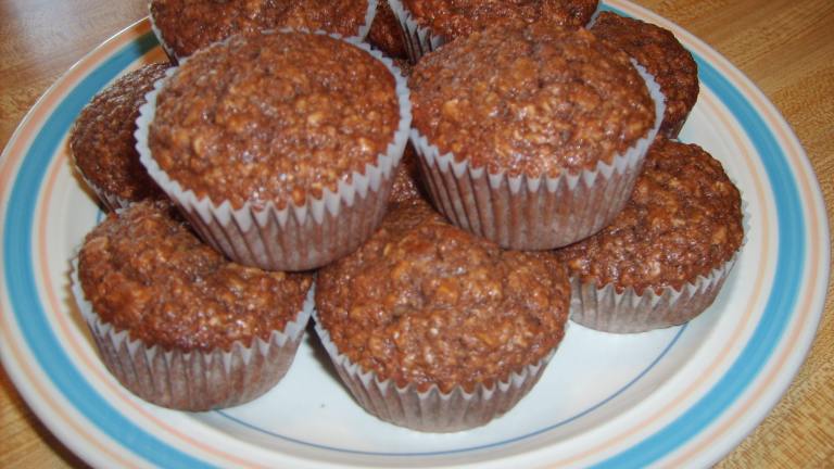 Chocolate Oatmeal Walnut Muffins created by Chef on the coast