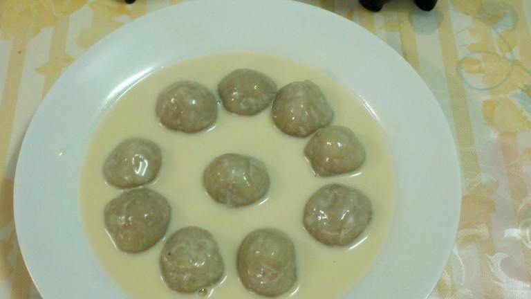 Bua Loi Phuak (Taro Balls in Coconut Cream) Created by Tesha B.