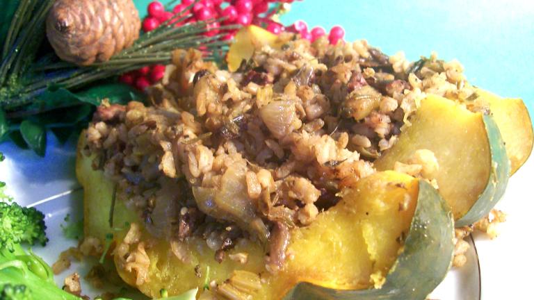 Company's Coming  Stuffed  Winter Squash Created by Sharon123