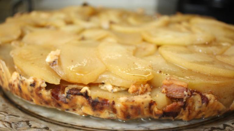 White Cheddar, Apple, and Bacon Cheesecake created by Carolyn T