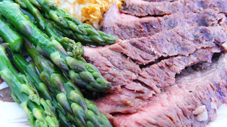 Marinated Grilled Flank Steak Created by Lavender Lynn