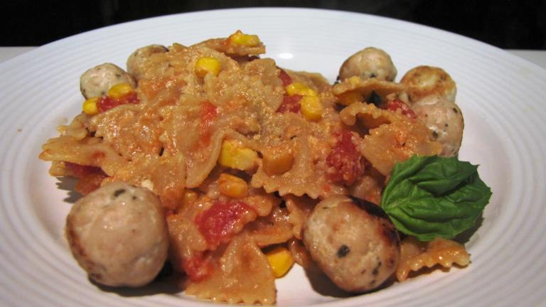 Mini Farfalle With Tomatoes and Corn Created by loof751