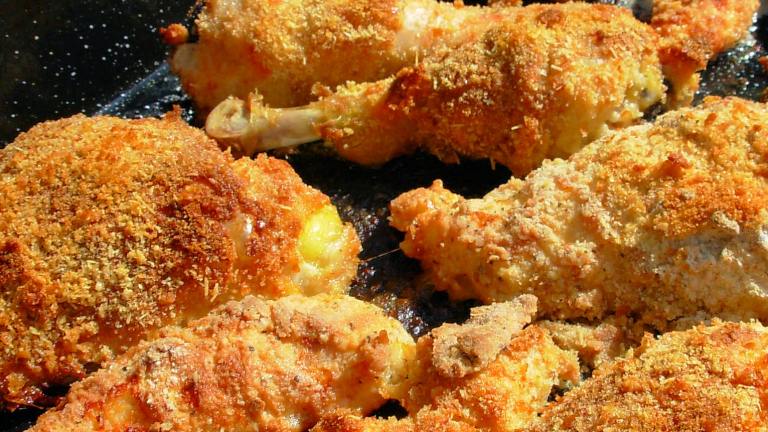 Bonnie's Twice Cooked Oven Fried Chicken Created by French Tart