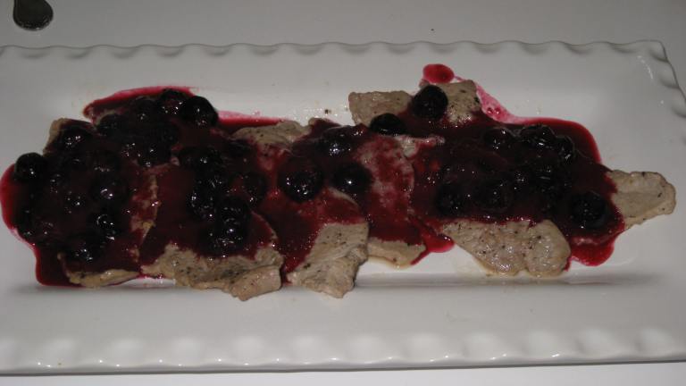Veal Medallions with Blueberry-Citrus Sauce created by FrenchBunny
