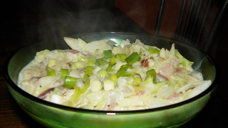 Coconut-Braised Cabbage created by Baby Kato