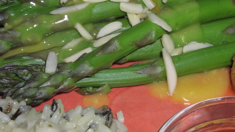 Asparagus With Orange Ginger Sauce Created by teresas