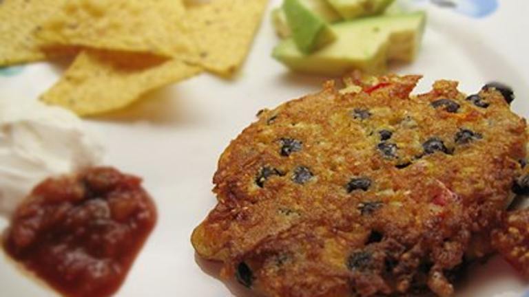Black Bean, Corn, and Cheddar Fritters created by Striving Bean