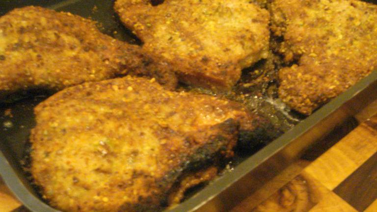 Pistachio Crusted Pork Chops Created by djmastermum