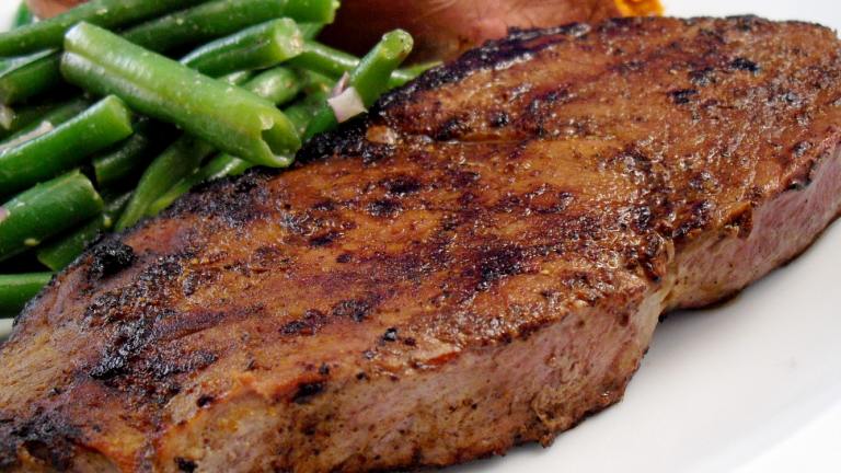 Roadhouse Steaks With Ancho Chile Rub Created by PaulaG