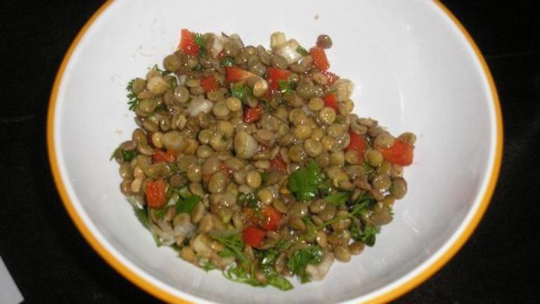 Lentil Salad Created by Queen Dana