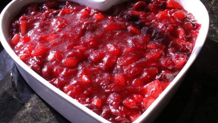 Light Cranberry Pear Sauce Created by januarybride 
