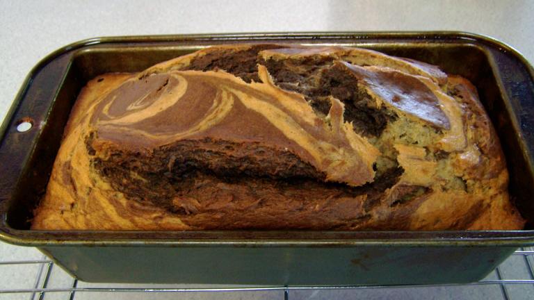 Two-Tone Banana Bread for Chocolate Lovers! Created by HotPepperRosemaryJe