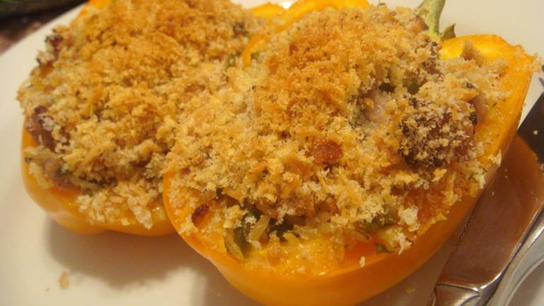 Emeril's Stuffed Bell Peppers or Sweet Banana Peppers Created by Lori Mama