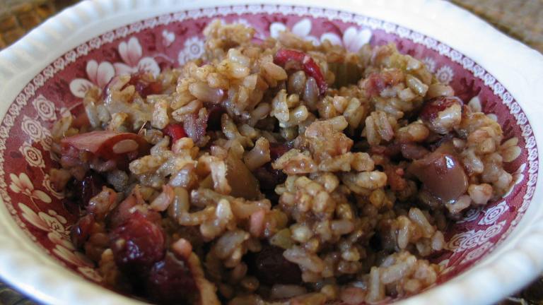 Brown Rice With Apples and Cranberries created by carolinajewel
