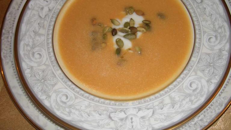 Creamy Sweet Potato Soup Created by mersaydees