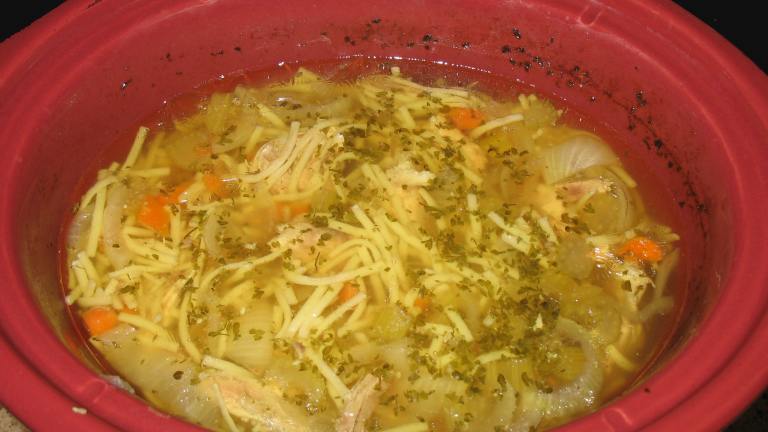 Crock Pot Chicken Noodle Soup Created by AcadiaTwo