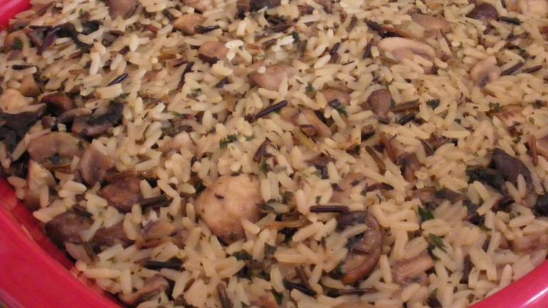 Wild Rice With Mushrooms Created by PanNan