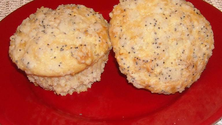 Orange Scented Sour Cream Muffins With Poppy Seed Streusel Created by NorthwestGal