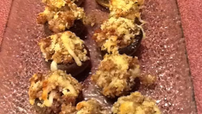 Appetizer Sausage Stuffed Mushrooms Created by CIndytc