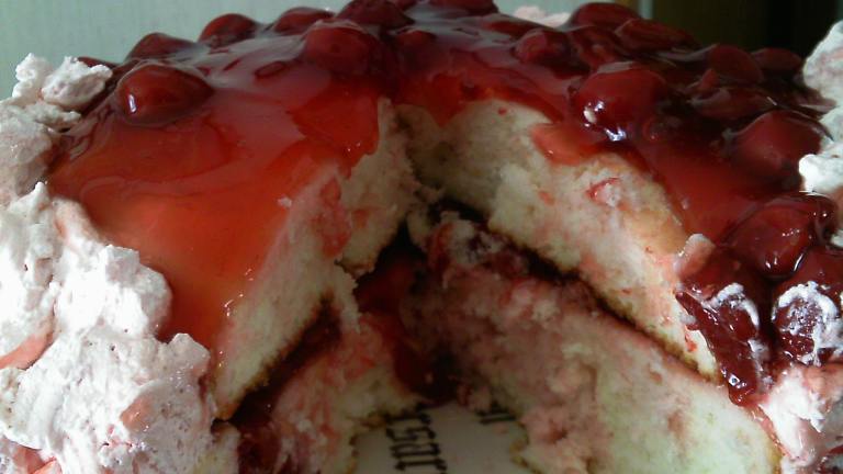 Swiss Cherry Torte Cake Mix Cake Created by Dienia B.
