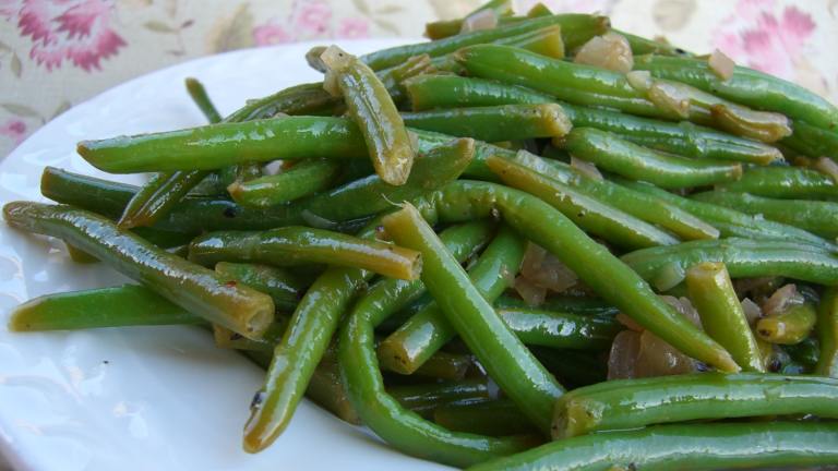 Haricots Verts With Shallots and Lemon Created by ChefLee