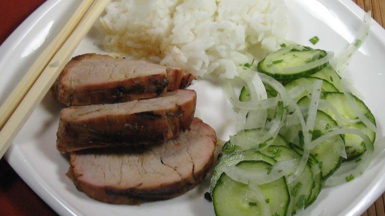 Sesame Pork With Thai Cucumber Salad created by dianegrapegrower