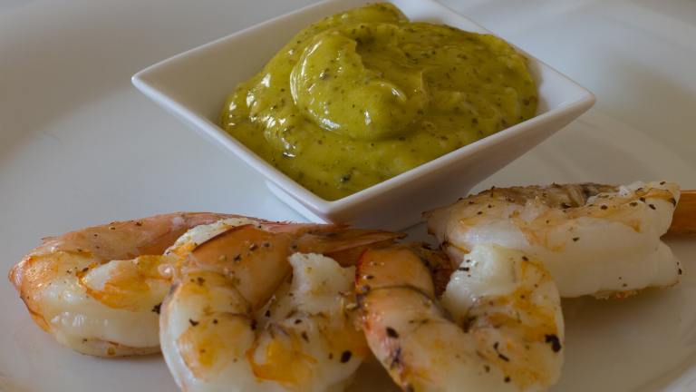 Australian BBQ Prawns With Lemon Myrtle Aioli created by Peter J