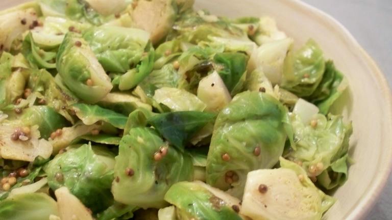Stir-Fried Brussels Sprouts Created by Parsley