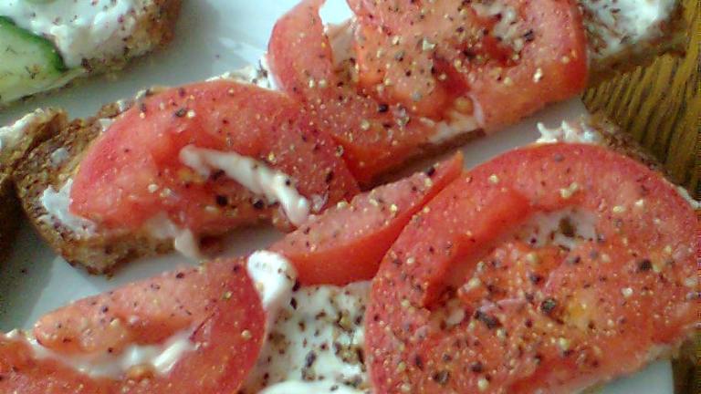 My Favorite Open-Faced Tomato Sandwich Created by Diana 2
