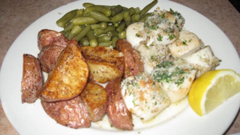 Jumbo Baked Diver Scallops Created by Cook In Northwest