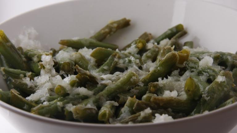 Garlic Green Beans With Manchego Created by Dr. Jenny