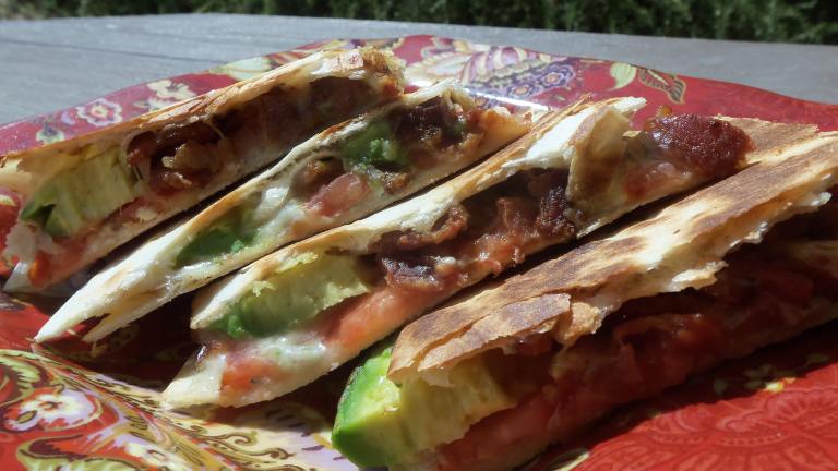Bacon, Blue and Avocado Quesadilla Created by AZPARZYCH