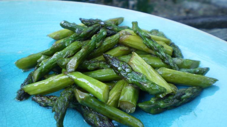 Sauteed Asparagus With Sesame Seeds Created by breezermom