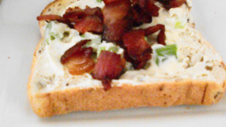 Green Onion and Bacon Crostini Created by djmastermum