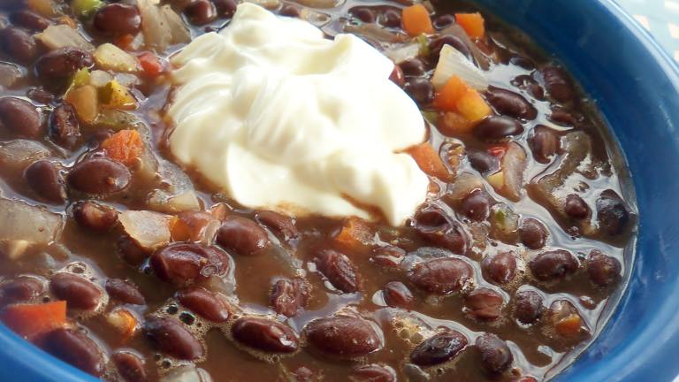 Healthy Black Bean Soup Created by Parsley