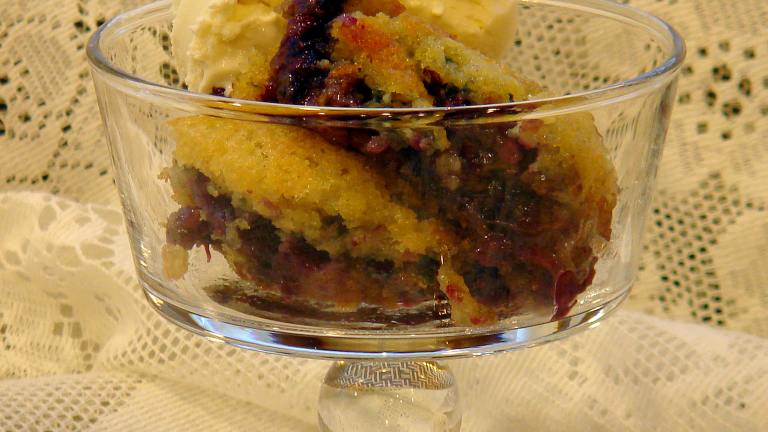 Buttermilk Blueberry Buckle Created by Bev I Am